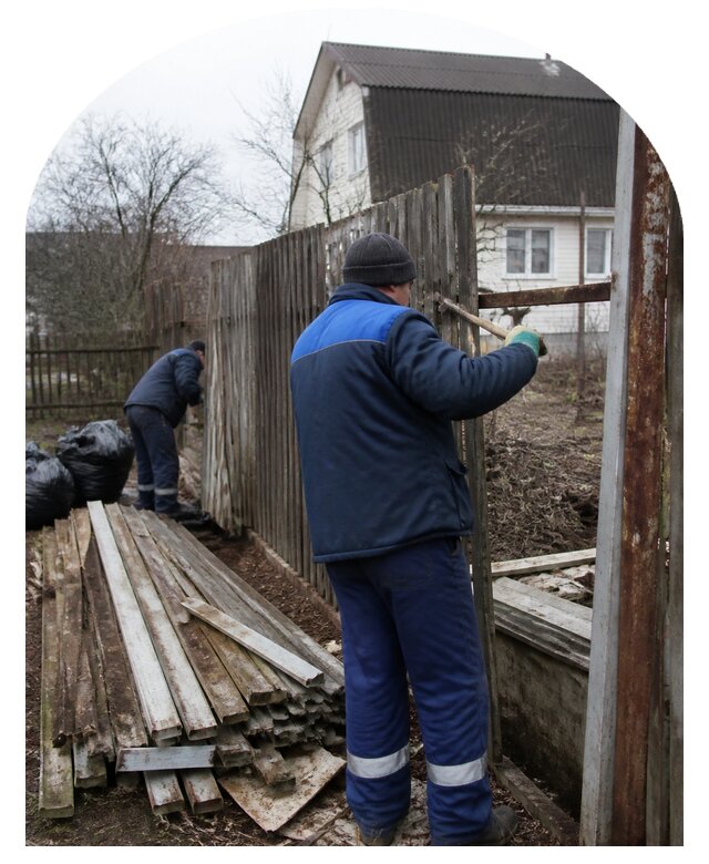 Демонтаж забора в Сатке по цене от 4655 р. | Метпроект-Стк