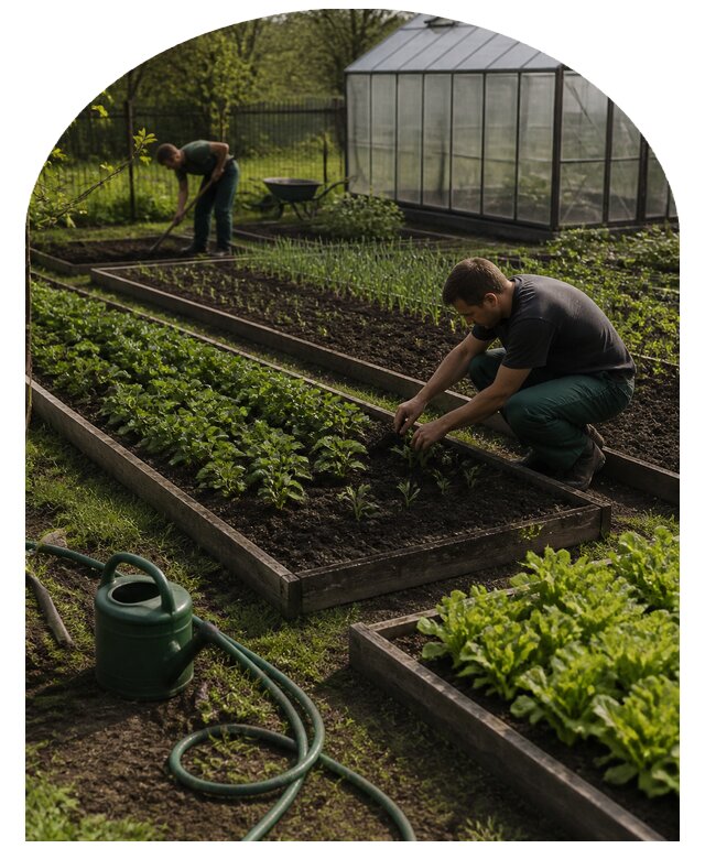 Огород на даче в Сатке по цене от 8792 р. | Метпроект-Стк